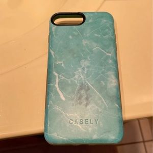 Blue phone case